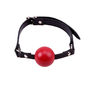 Silicone Ball Gag Red