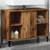 Vidaxl vidaXL Omarica za umivalnik, starinski les, 80x33x60 cm