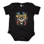 Otroški Bodi Guns n Roses - Top Hat - Črno - Metal-Kids - MK28