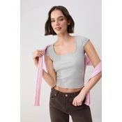 Trendyol Milla Ženska bluza, Siva
