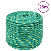 Brodski konop zeleni 14 mm 25 m od polipropilena