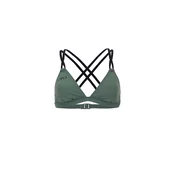 VIVID Bikini zgornji del temno zelena/črna
