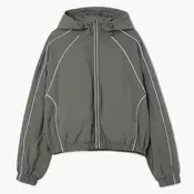 Cropp - Jakna s kapuco - temno siva