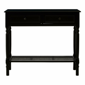 Črna stranska mizica 33x91 cm Heritage – Premier Housewares