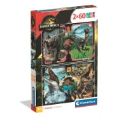 Clementoni - Puzzle 2x60 Renesansa jurskega sveta - 40 - 99 kosov