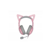 slušalke RAZER Kraken Kitty V2 Quartz, USB, roze