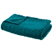 shumee Losange 3D pregrinjalo za posteljo 180x230 cm MODRA
