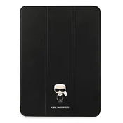 shumee Ovitek Karl Lagerfeld za iPad 12.9 Pro 2021, črn
