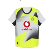 PUMA Borussia Dortmund 25/26 Authentic Away Jersey Men, Sport, Silver Mist/Yellow Alert, XXL