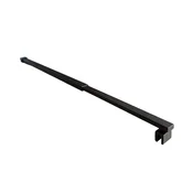 Teleskopski nosac tuš stakla Black 70-115