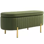 Homestar Shranjevalna klop 108x44x435 cm zelena