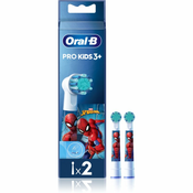 Oral-B EB10S Pro Kids 3+ glava za električno zobno ščetko, 2 kosa, Spiderman