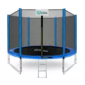INLEA PREMIUM Jump Trampolin 305 cm z zunanjo zaščitno mrežo - moder