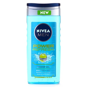 Nivea Men Power Refresh gel za tuširanje (za tijelo, kosu i lice) 250 ml za muškarce