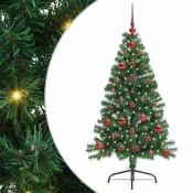 Umjetno predsvijetljeno božicno drvce Zelena 120 cm PVC