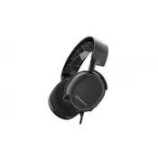 STEEL SERIES gejmerske slušalice Arctis 3 (Crne)  Virtual 7.1, 40mm, Neodimijum, 20Hz - 22kHz