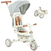 Homestar Otroški trikolesnik 5-v-1 zasnova nastavljiv 965x49x101 cm bel