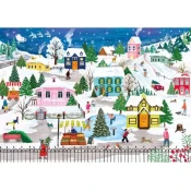 Magnolia - Puzzle Snežno mesto - 1 000 kosov