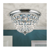 Orion DLU 1840/35 - kristalno stropno svetlo (plafon), 3x E27/40W/230V, precnik 35 cm, hrom