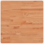 Vidaxl Mizna plošča 60x60x4 cm kvadratna trdna bukovina