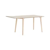Raztegljiva jedilna miza z dodatno ploščo v brestovem dekorju 80x120 cm Jolina – Ellos Home