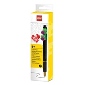 LEGO Botanicals gel olovka, crna – ružičasti cvijet
