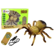 slomart LEAN TOYS Daljinsko voden pajek Tarantula, rumen