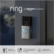 Ring Ring Akku-Videotürklingel Pro - Brezžična video domofon kamera, 2K HD, napolnjiva baterija