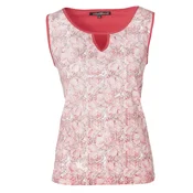 KOROSHI Top temno roza/bela