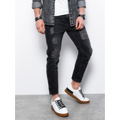 Ombre Clothing moške jeans hlače Nomn črna P1028