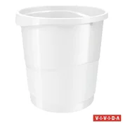 Kanta za otpadni papir, 14 litara, ESSELTE Europost, Vivida bijela 623945