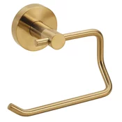 X-ROUND GOLD držalo za toaletni papir, zlata mat barva - Zlata mat barva - 140x95x90 mm - Sapho - X-ROUND - 24 - Medeninasti - Nosilec toaletnega papirja - Krožni - PVD premaz - 140 - 95 - 90 - 14