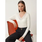 Happiness Istanbul Bluza Blusen slonovina