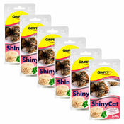 GimCat ShinyCat piščanec + rak 12x70 g