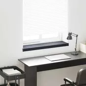 vidaXL Okenski nadstrešek Antracit z lesnim vzorcem 80 x 25 x 4,5 cm