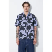 Bombažna srajca Neil Barrett Boxy Bold Flowers Print Short Sleeve Shirt