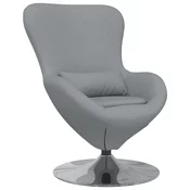 Jajolika fotelja Svijetlo siva 63 x 73 x 90 cm tkanina