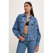 GUESS JEANS Prehodna jakna  moder denim