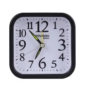 AVIZAR Analogna Budilka za Spalnico s Funkcijo Alarma in Osvetlitvijo, Črna, (5000279354)