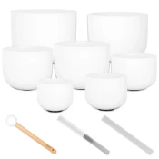 Set kristalofonov Crystal Frosted 440 Hz Sela
