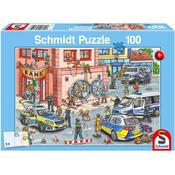 Schmidt - Puzzle Policija v akciji 100 dielikov - 100 kosov