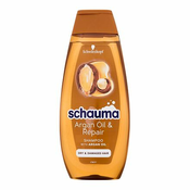 Schwarzkopf Schauma Argan Oil & Repair Shampoo šampon za oštecenu kosu za suhu kosu 400 ml za žene