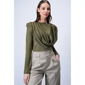 Trend Alacati Stili Ženska bluza Alc-X15063, Kaki