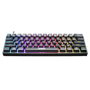 Gamdias Hermes e3 rgb mehanicka, crna,brown switch tastatura