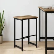 vidaXL Barski stol Artisan hrast 40 x 32 x 64 cm Inženirski les