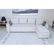 EuroAF Ugaona garnitura Teodora, 200x130 cm, Bela