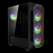 Gamdias Aura GC1 Elite ARGB crno kaljeno staklo 16333-12654-40000-G