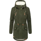 Ragwear Zimska jakna Ellsie Cordy oliva