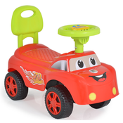 Auto na guranje Moni Toys - Keep Riding, crveni