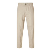 SELECTED HOMME Chino hlace, tamno bež